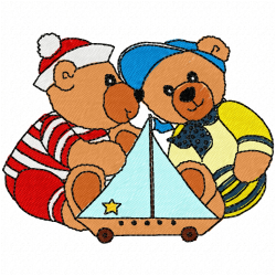 Teddy Embroidery Design 10